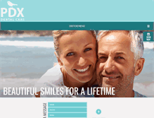 Tablet Screenshot of pdxdentalcare.com